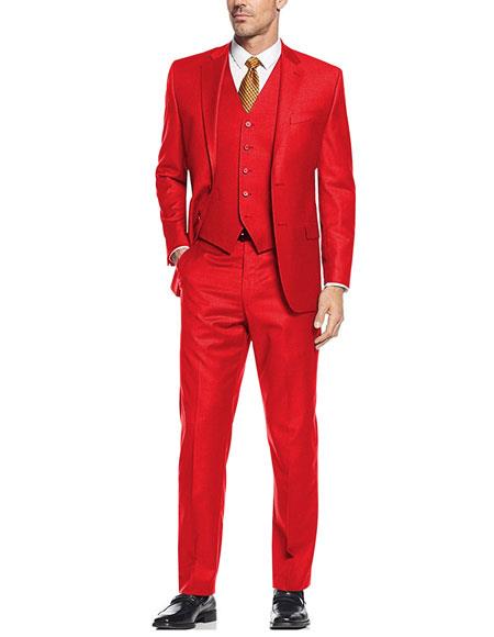 Colorful Festive Red 2020 New Formal Style Wedding Prom Best Fashio Suits For Men Online