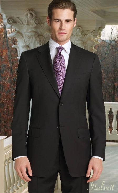 2pc 2 Button Style Dark Grey Masculine color Gray Superior Fabric 150's With Hand Pick Stitching on Lapel 