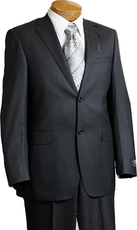 Suit separate online 2 Button Style Dark Grey Masculine color Pin Italian Designer Suit Dark Grey Masculine color Wool