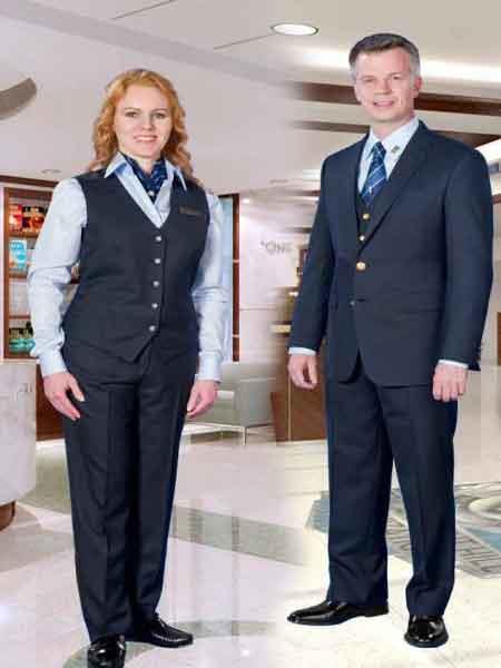  2 Button Style Navy Blue Shade Or Liquid Jet Black Jacket + Pants + Vest Vested Suit With Brass Blazer Online Sale Sport Jacket Buttons Jacket And Vest & Pants
