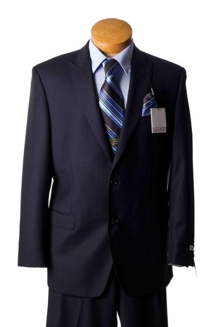 Suit separate online 2 Button Style Navy Pinstripe Slim narrow Style Fit Designer Suit Navy Wool