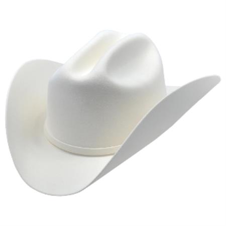 Los Authentic Los altos Hats-Valentin Style Cowboy Hat – White 