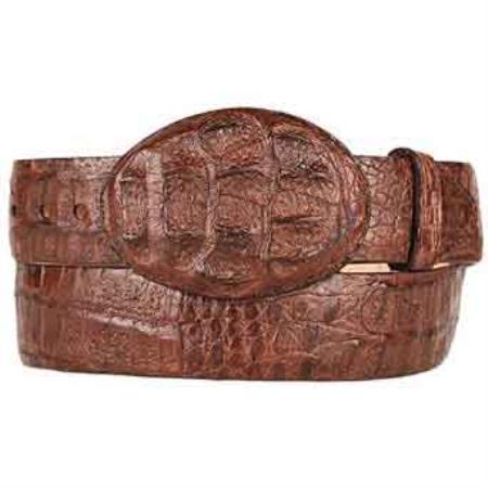 Original Cai Hornback Skin Western Style Belt Brown