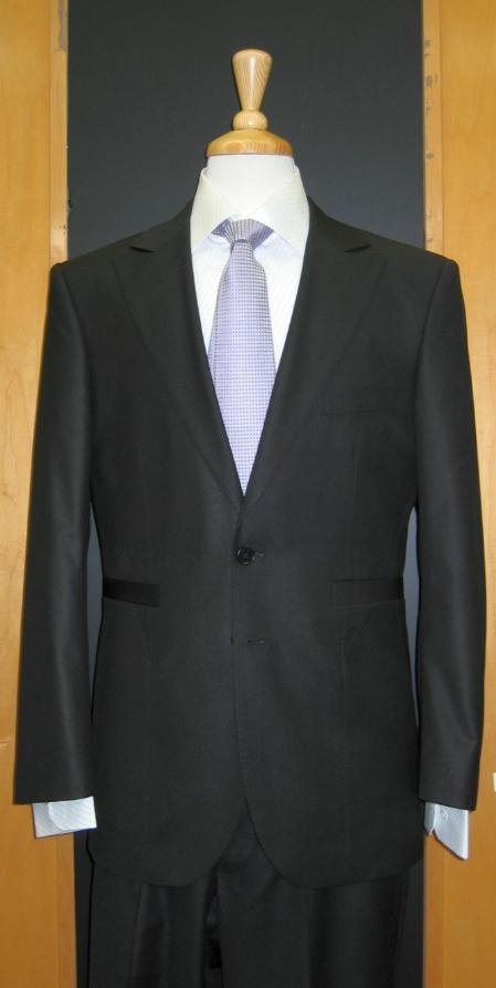 Black Silk Blend Custom suit