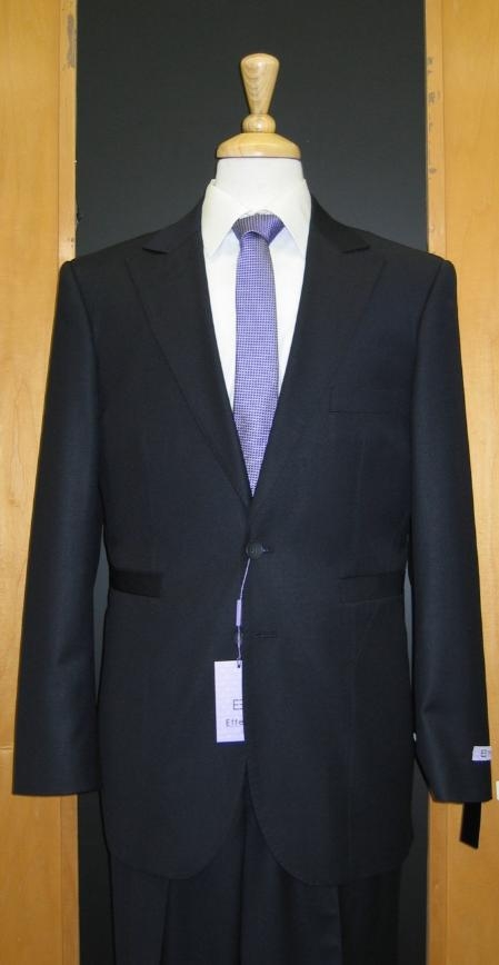 Navy Silk Blend Custom Suit