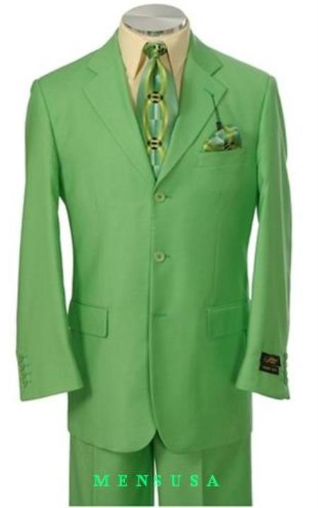 lime mint Green suit