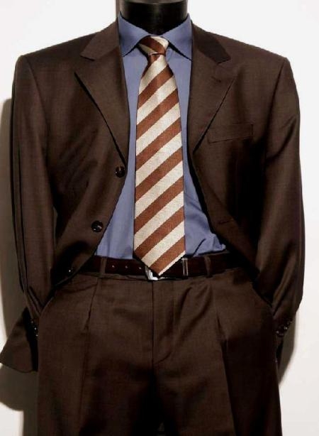 Brown Wool Suit