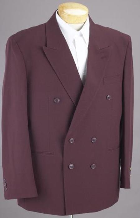 burgundy double breasted suit