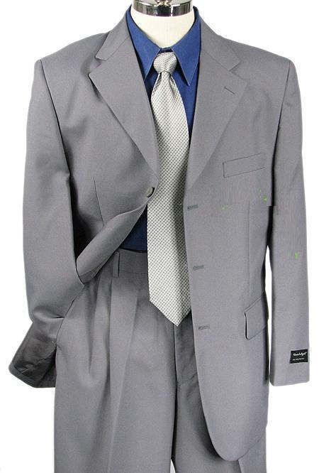 Gray 3 button suit