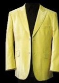 Mens yellow suit