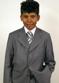 Boys grey suit