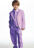 Lavender and white tuxedo