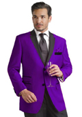 Royal purple tuxedo