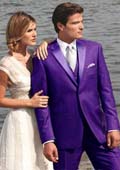 Purple tuxedo jacket