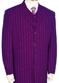 Royal purple suit