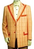 Peach mens suit