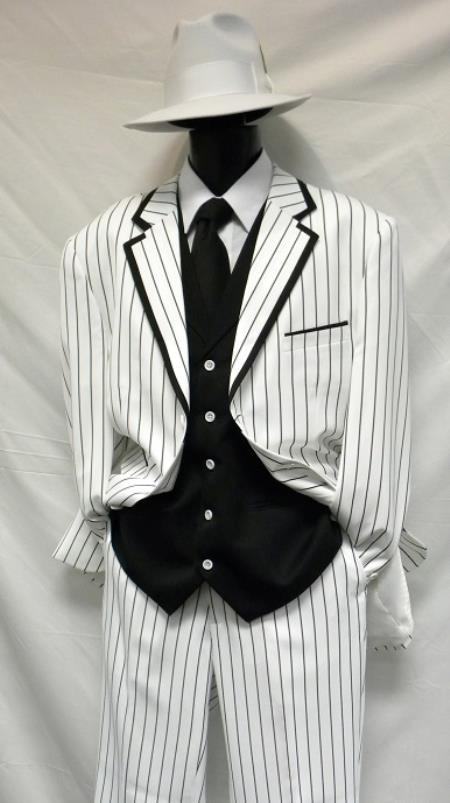 Black Vested Zoot Suit