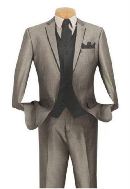 2 Button Tuxedo Suit