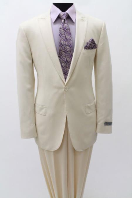 Ivory Slim Fit Suit