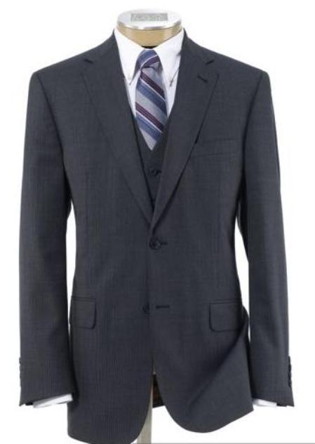 Sharkskin Double breasted Suit
