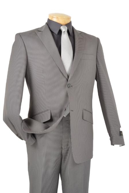 Grey slim fit suit