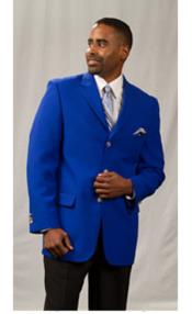 Royal blue slim fit suit