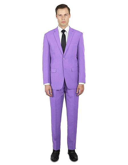 Men’s classic fit single breasted Lavender Suit  - Lilac Suit
