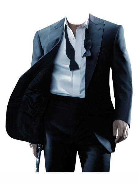 Daniel Craig Suit James Bond ~ Daniel Craig Look Suit Tuxedo Black