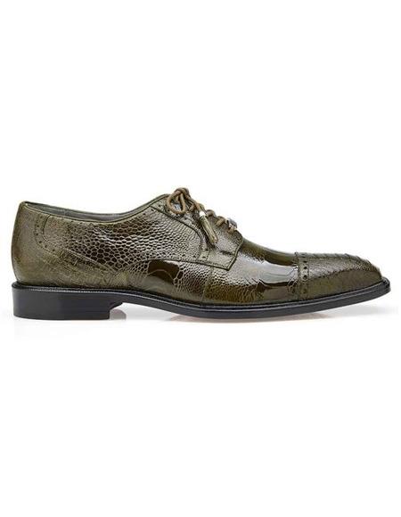  Mens Green Dress Shoes Mens Green Lace Up Ostrich Shoe