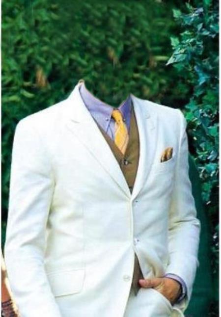  men's Leonardo Dicaprio off White The Great Gatsby Suit