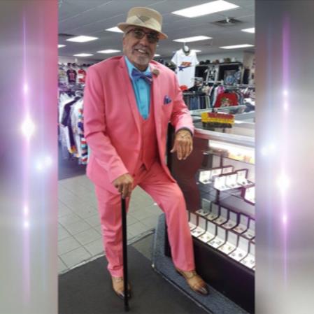 Men's Peak Lapel Single Breasted Pink Suit