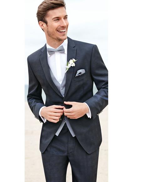 Men's Beach Wedding Attire Suit Menswear Black $199