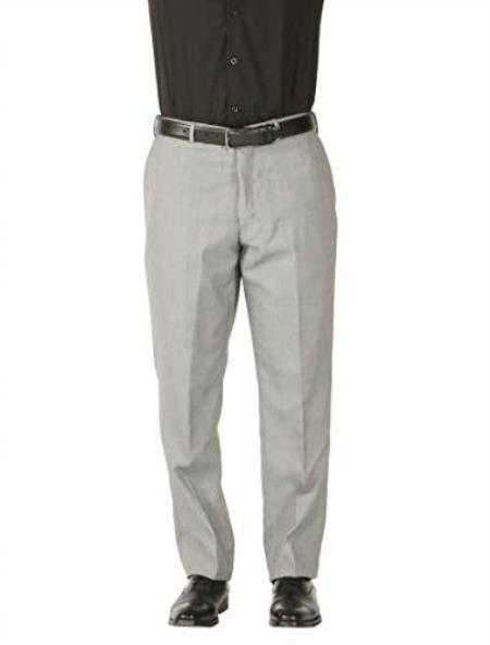 Style# Wool Blend Adjustable Wiast Stain Defender Modern Fit Dress Pants No Pleated