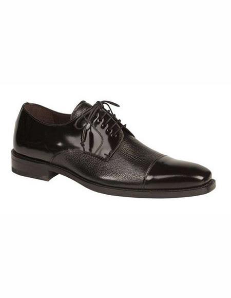 men's Black Lace Up Shoe