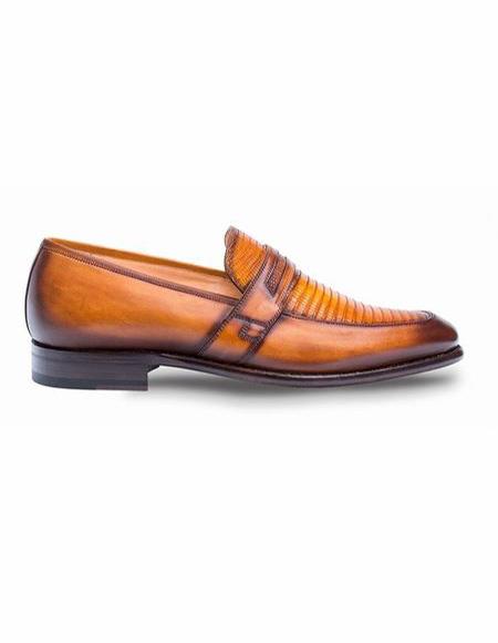 men's Honey Slip On Hand Made Shoe
