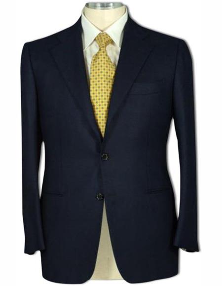 Mens Suits Clearance Sale Solid Black Wool 