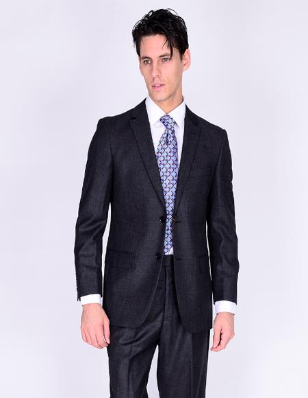 Bertolini Suit Solid Gray