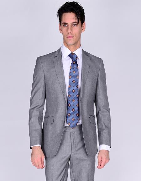 Bertolini Suit Light Gray