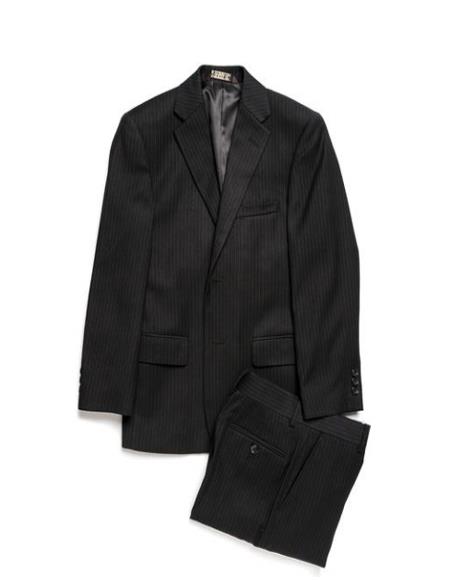 Caravelli Black Tonal Stripe Suit