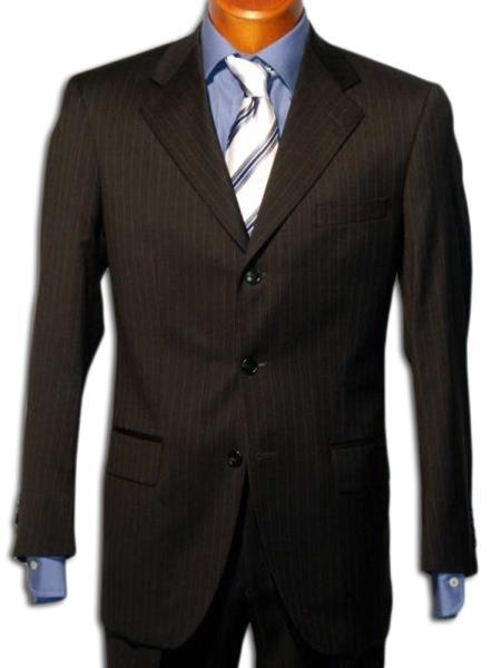 Mens suit Separates Wool Fabric Black 2 Or Three ~ 3 Buttons Style By Alberto Nardoni Brand