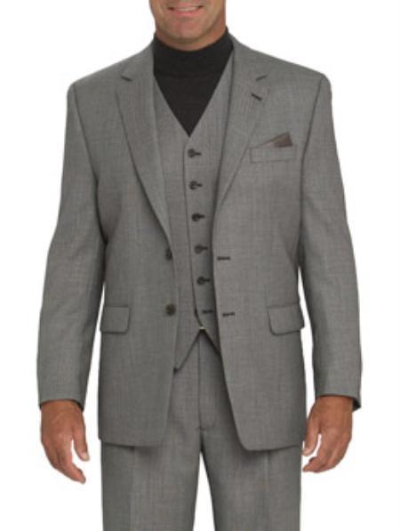 Mens Suit Separates Wool Fabric Gray Suit By Alberto Nardoni Brand