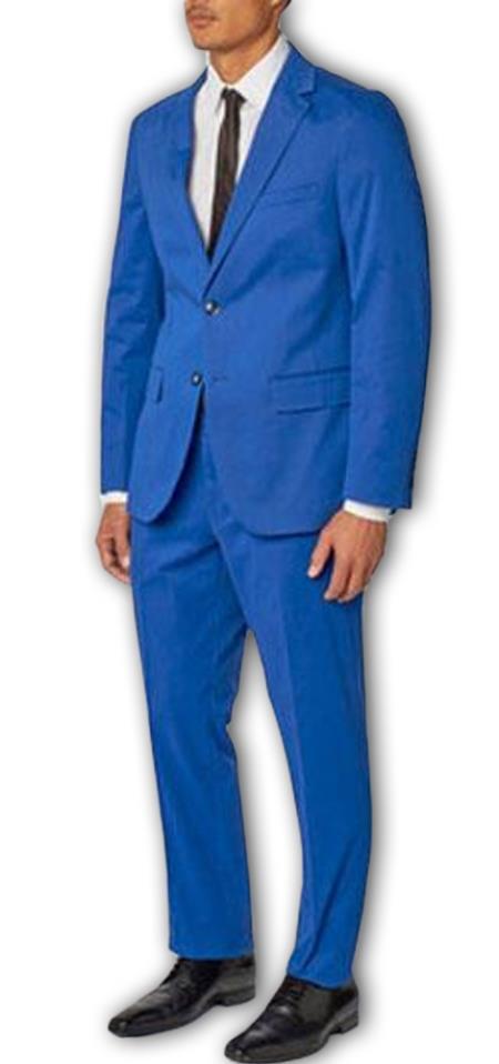 Mens Suit Separates Wool Fabric French Blue Suit By Alberto Nardoni Brand