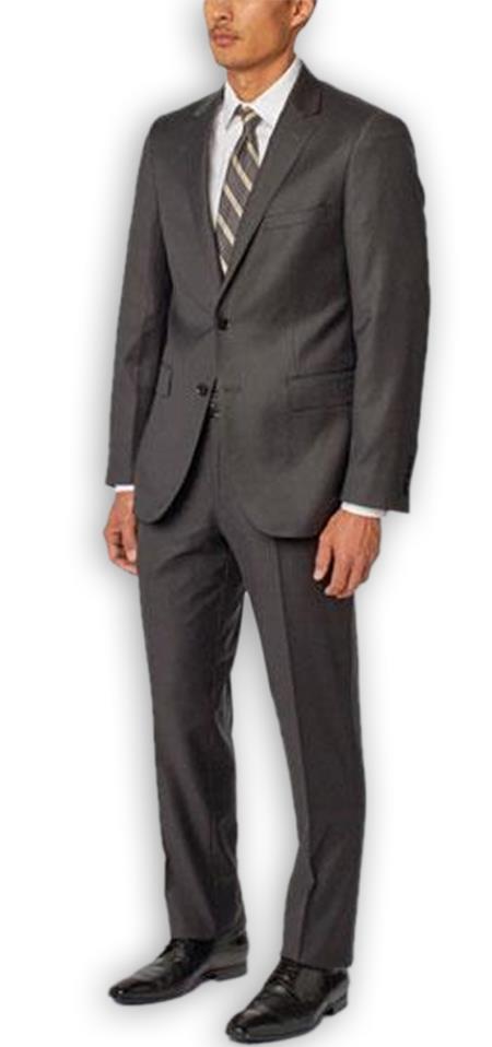 Mens Suit Separates Wool Fabric Charcoal Suit By Alberto Nardoni Brand