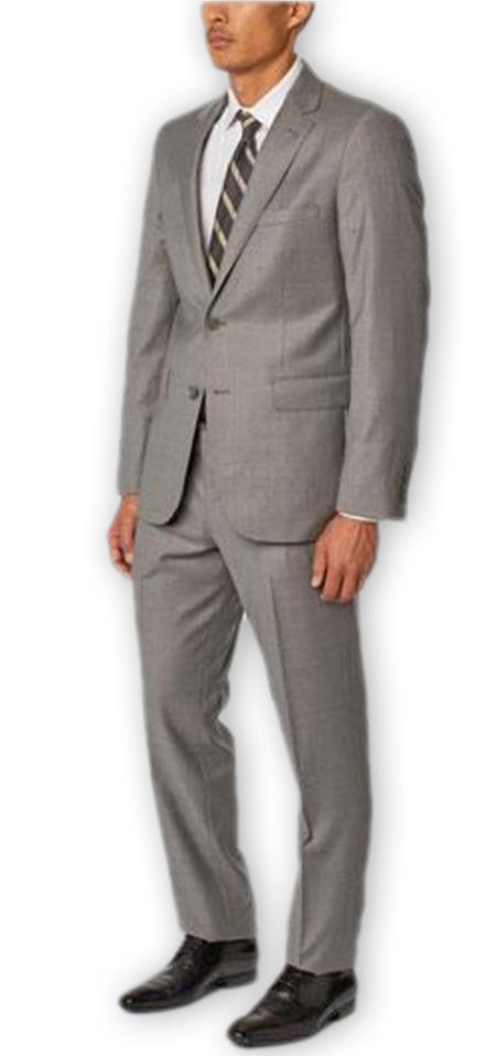 Mens Suit Separates Wool Fabric Grey Suit By Alberto Nardoni Brand