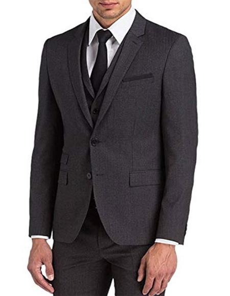 John Wick Grey Three Pieces Suit