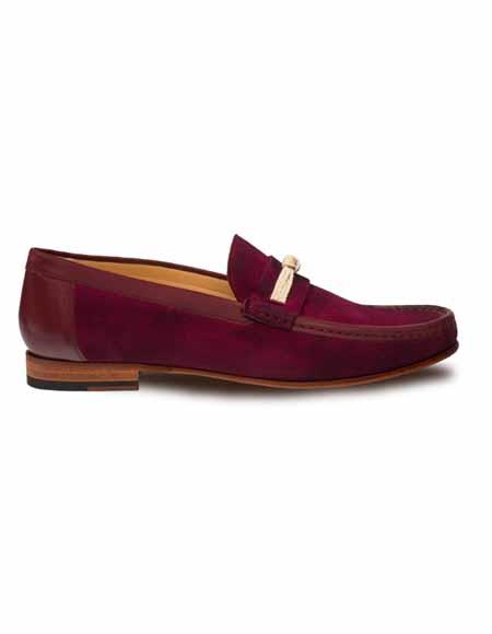 Burgundy Injected Comfort Insole Mezlan Mens Shoes