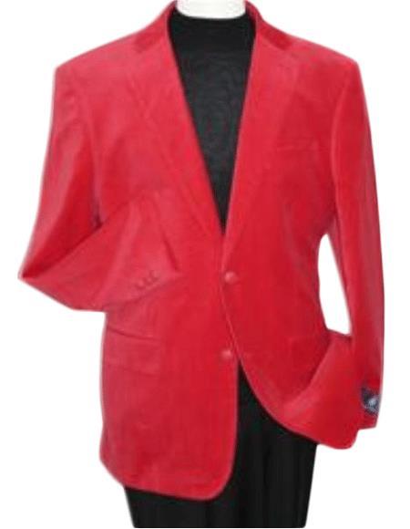  Brand new Red Velour Blazer Jacket Velvet Cheap Priced For Men Jacket