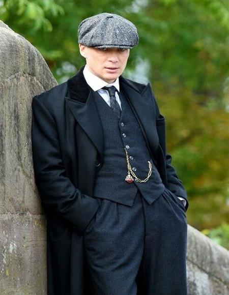 Brand New Peaky Blinders Suits (Jacket + Vest + Pants) + 1920s Overcoat (As Pictured)