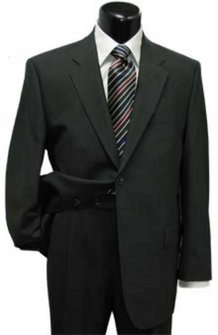 Funeral Two Button Style Mens Dress Suit - Wool