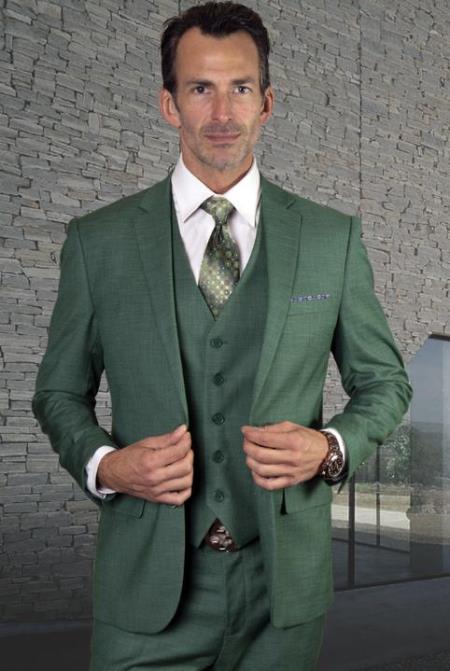 Forest Ultra Slim Fit Prom Suit or Wedding Suit for Men